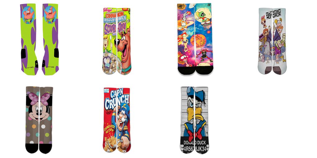 cartoon elite socks